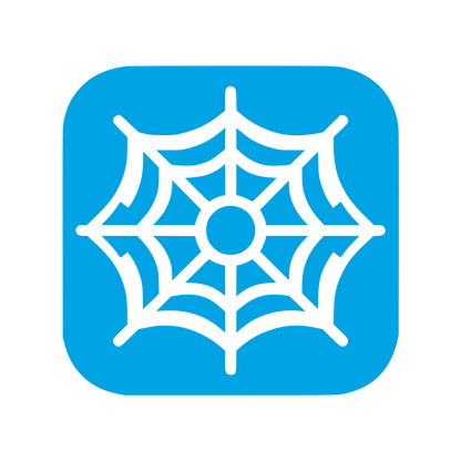 Web Spider Logo #00a3e4
