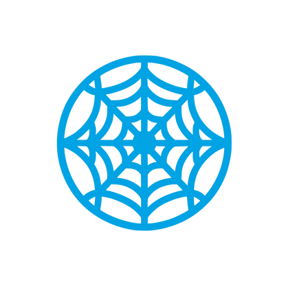 Spider Web Logo #00a3e4
