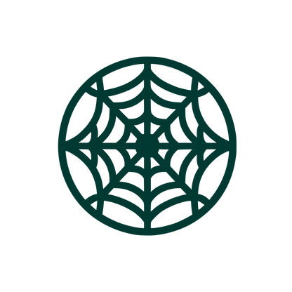 Spider Web Logo #003932