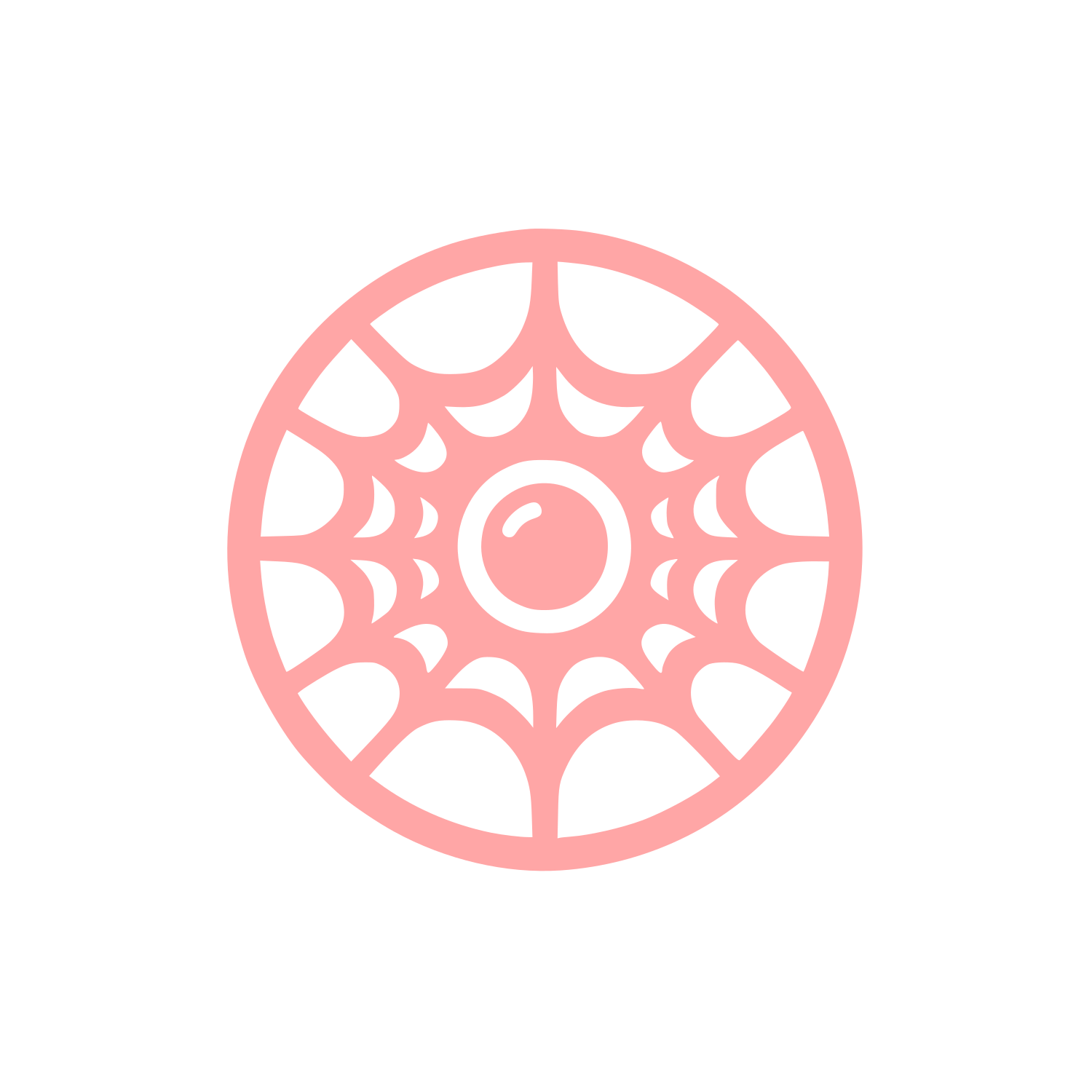 Spider Web Logo #ffa6a6