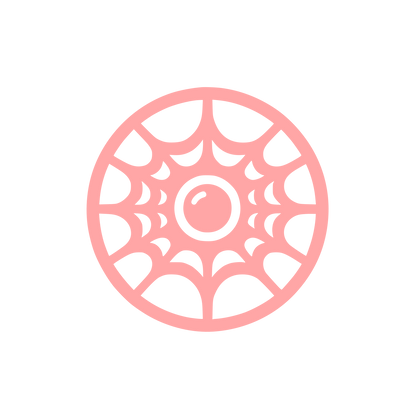 Spider Web Logo #ffa6a6