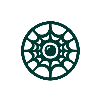 Spider Web Logo #003932