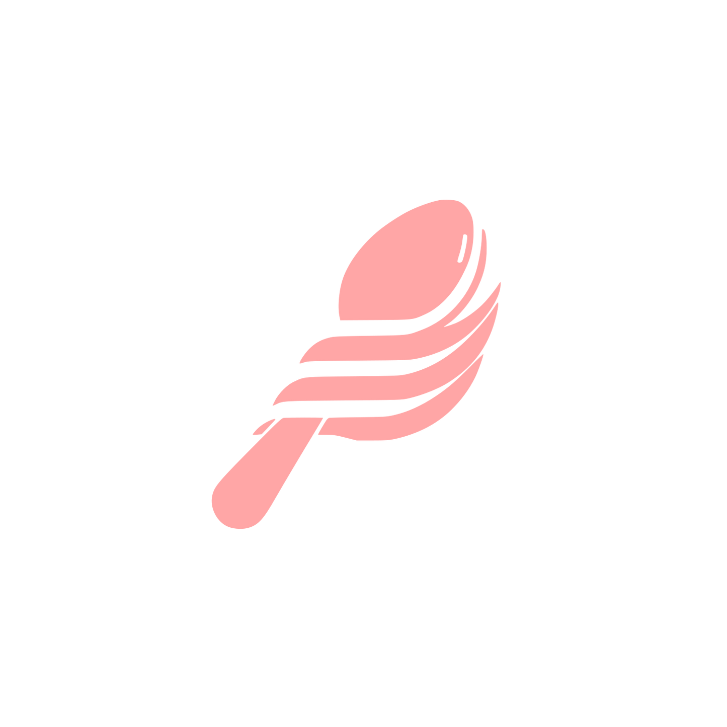 Dynamic Spoon Logo #ffa6a6