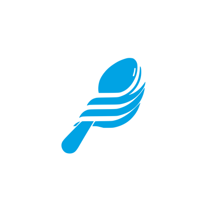 Dynamic Spoon Logo #00a3e4