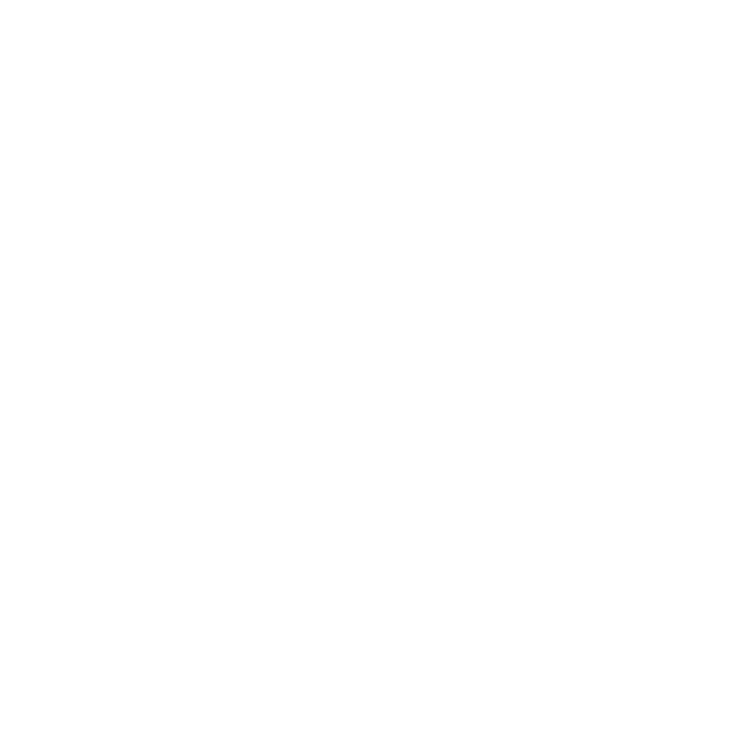 Stairs Letter Logo #ffffff