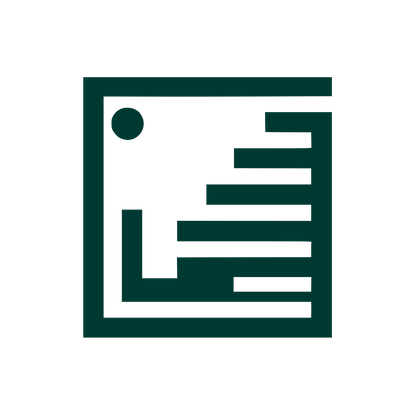 Document with Bar Chart Icon #003932