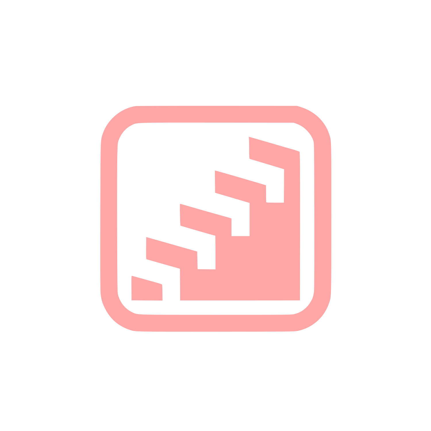 Stairs Logo #ffa6a6