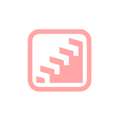 Stairs Logo #ffa6a6