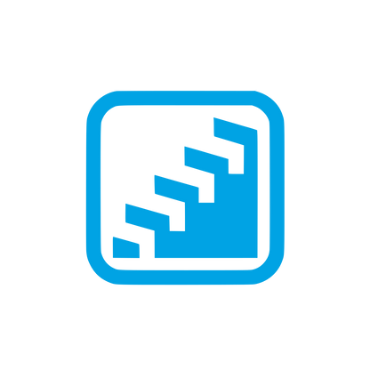 Stairs Logo #00a3e4