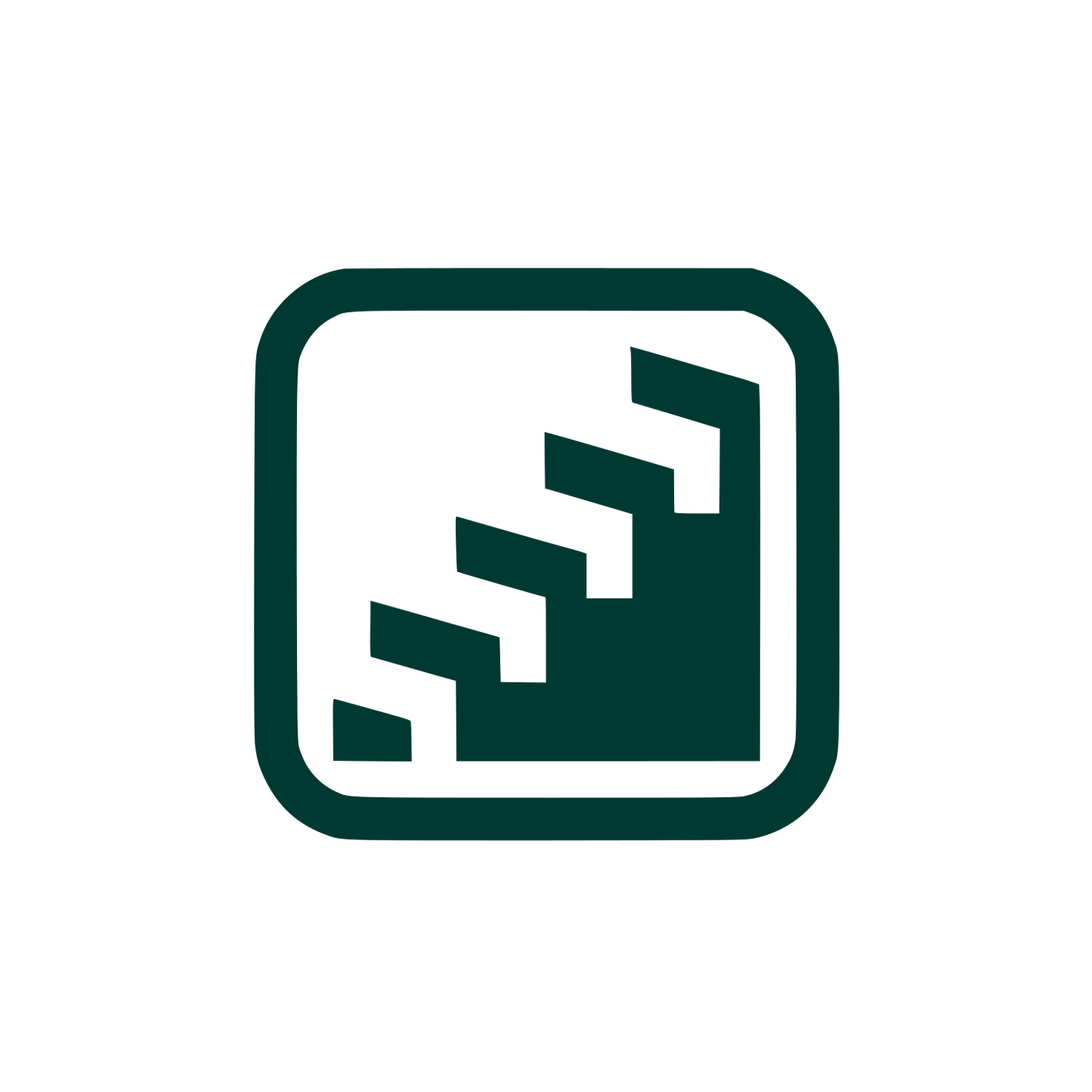 Stairs Logo #003932