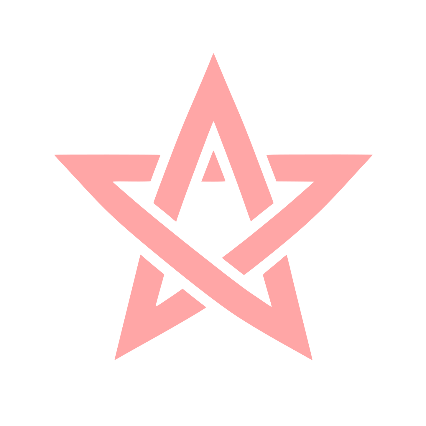 Abstract Star Logo #ffa6a6