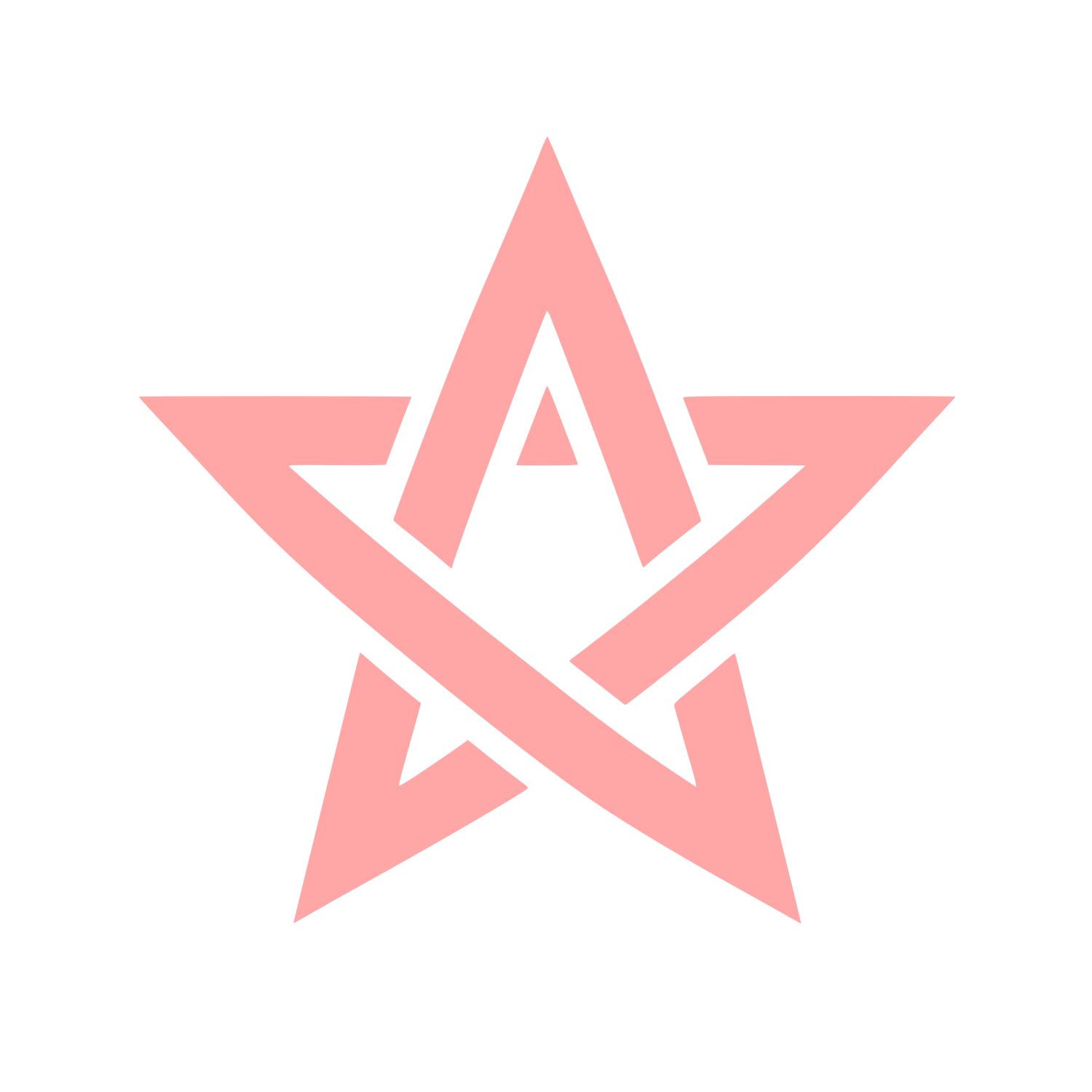 Abstract Star Logo #ffa6a6