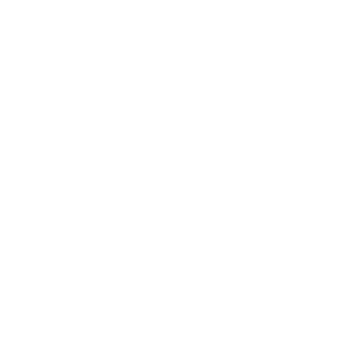 Abstract Star Logo #ffffff