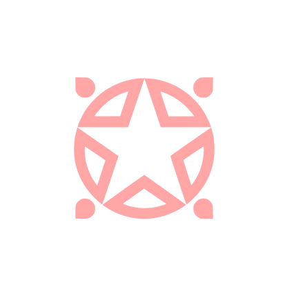 Star Emblem Logo #ffa6a6