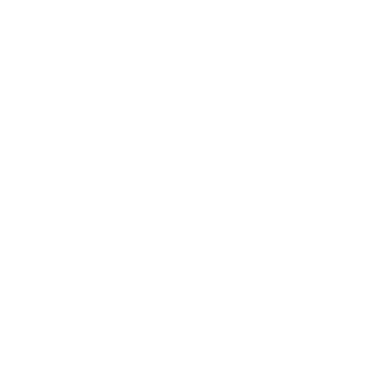 Star Emblem Logo #ffffff