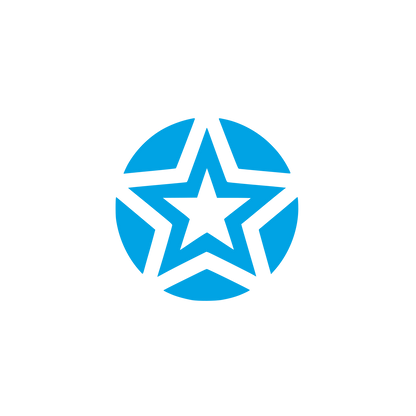 Abstract Star Logo #00a3e4