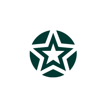 Abstract Star Logo #003932