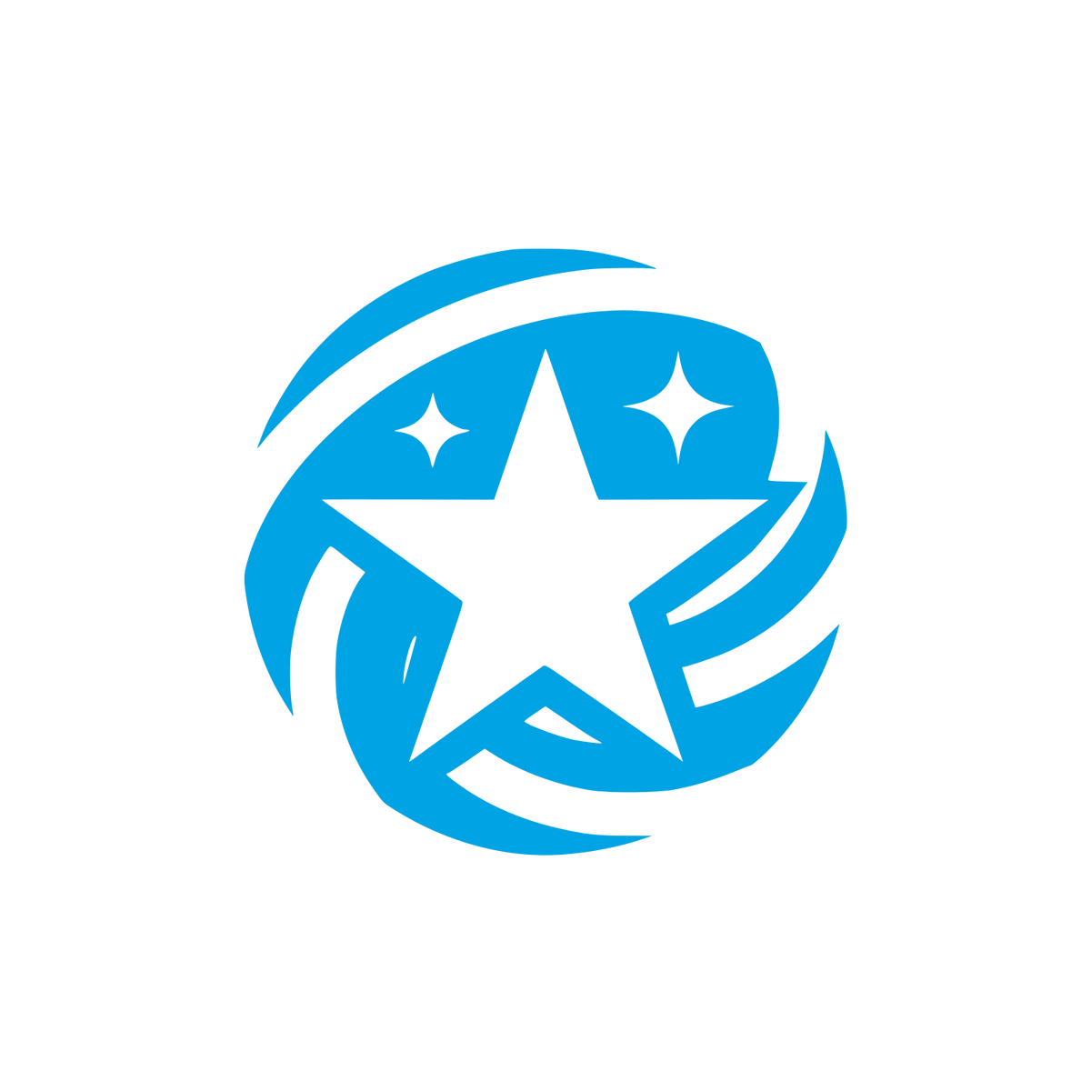Star Logo #00a3e4