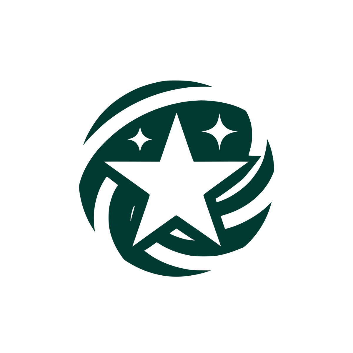 Star Logo #003932