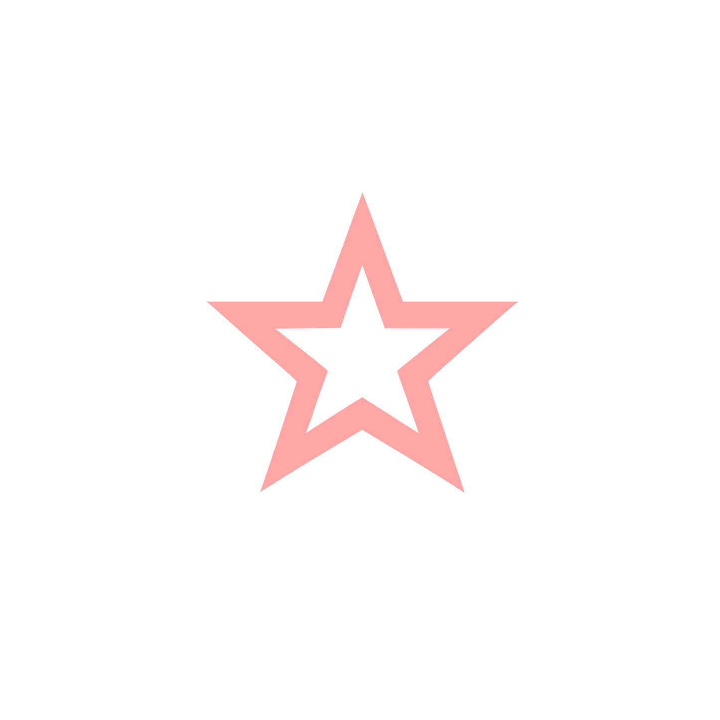 Black Star Logo #ffa6a6