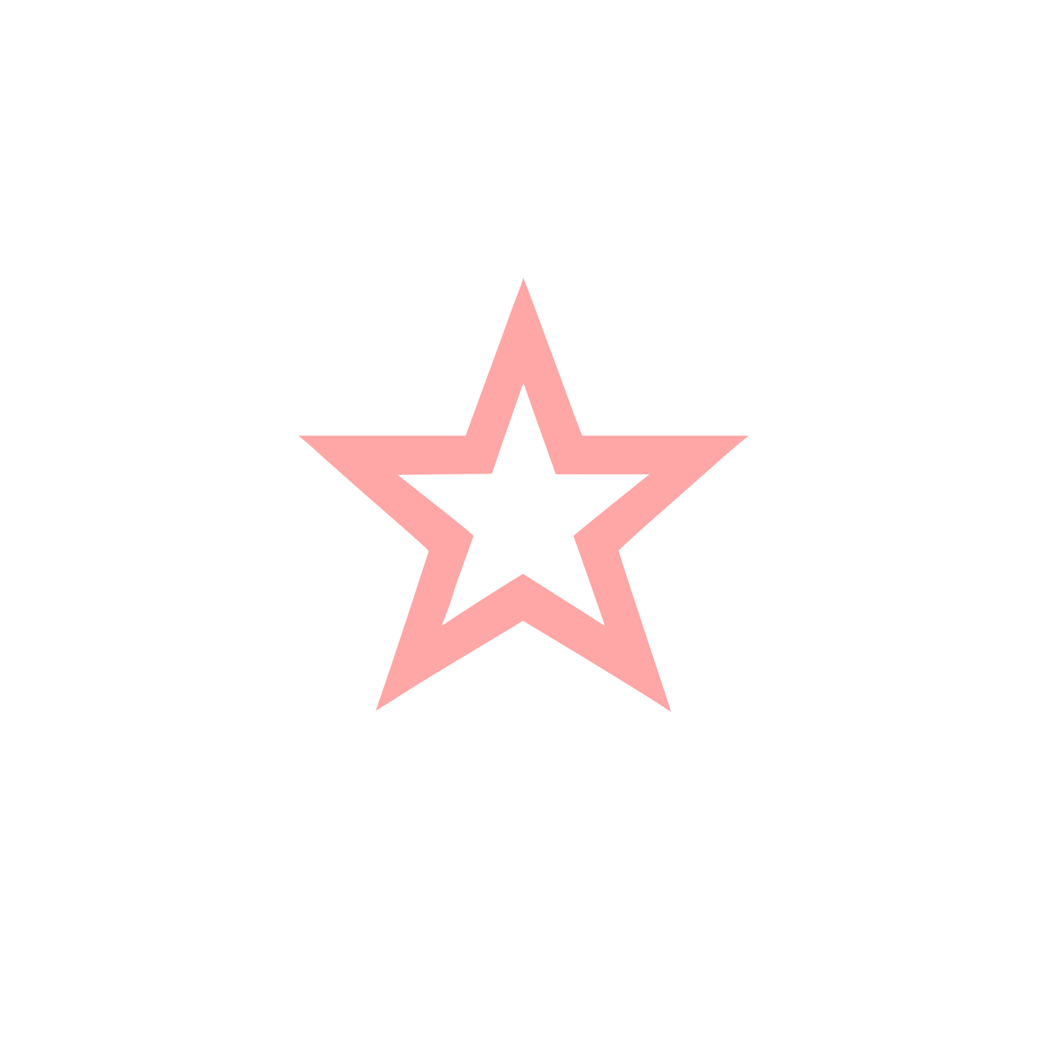 Black Star Logo #ffa6a6