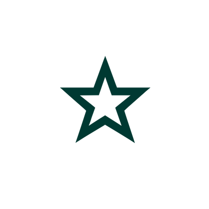 Black Star Logo #003932