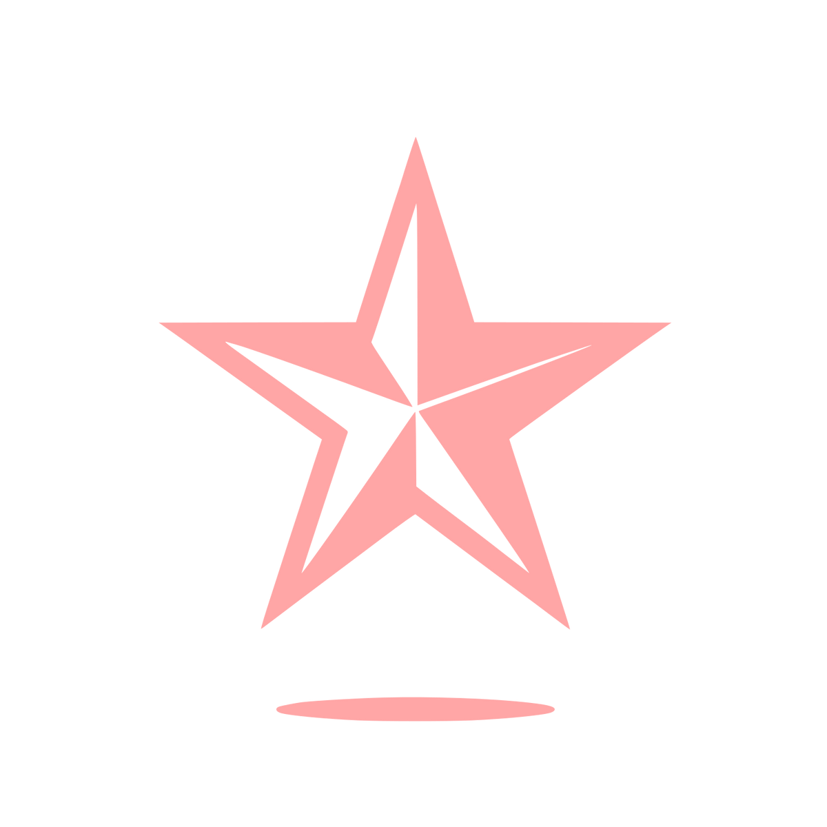 Star Logo Design #ffa6a6