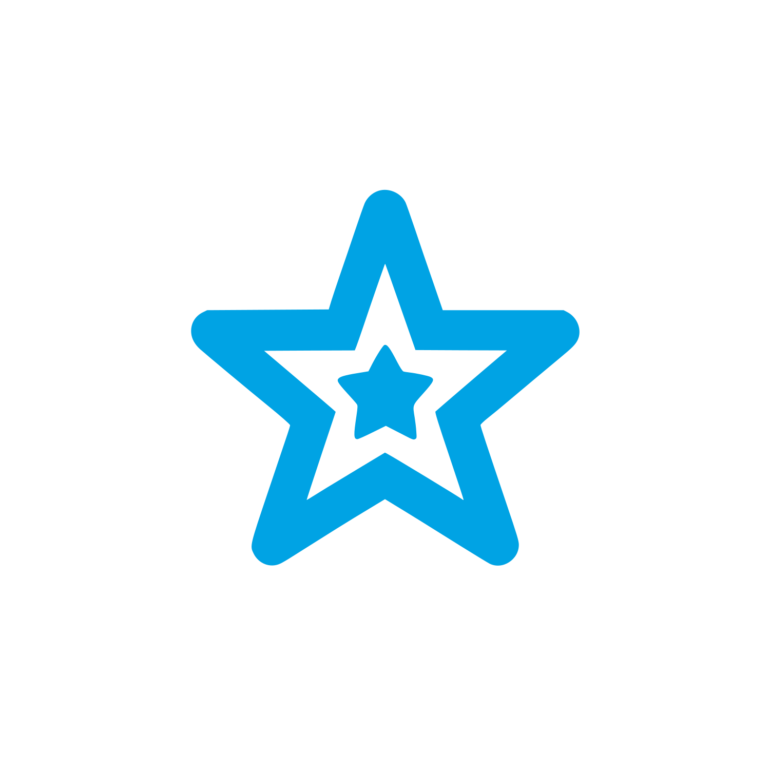 Star Logo #00a3e4