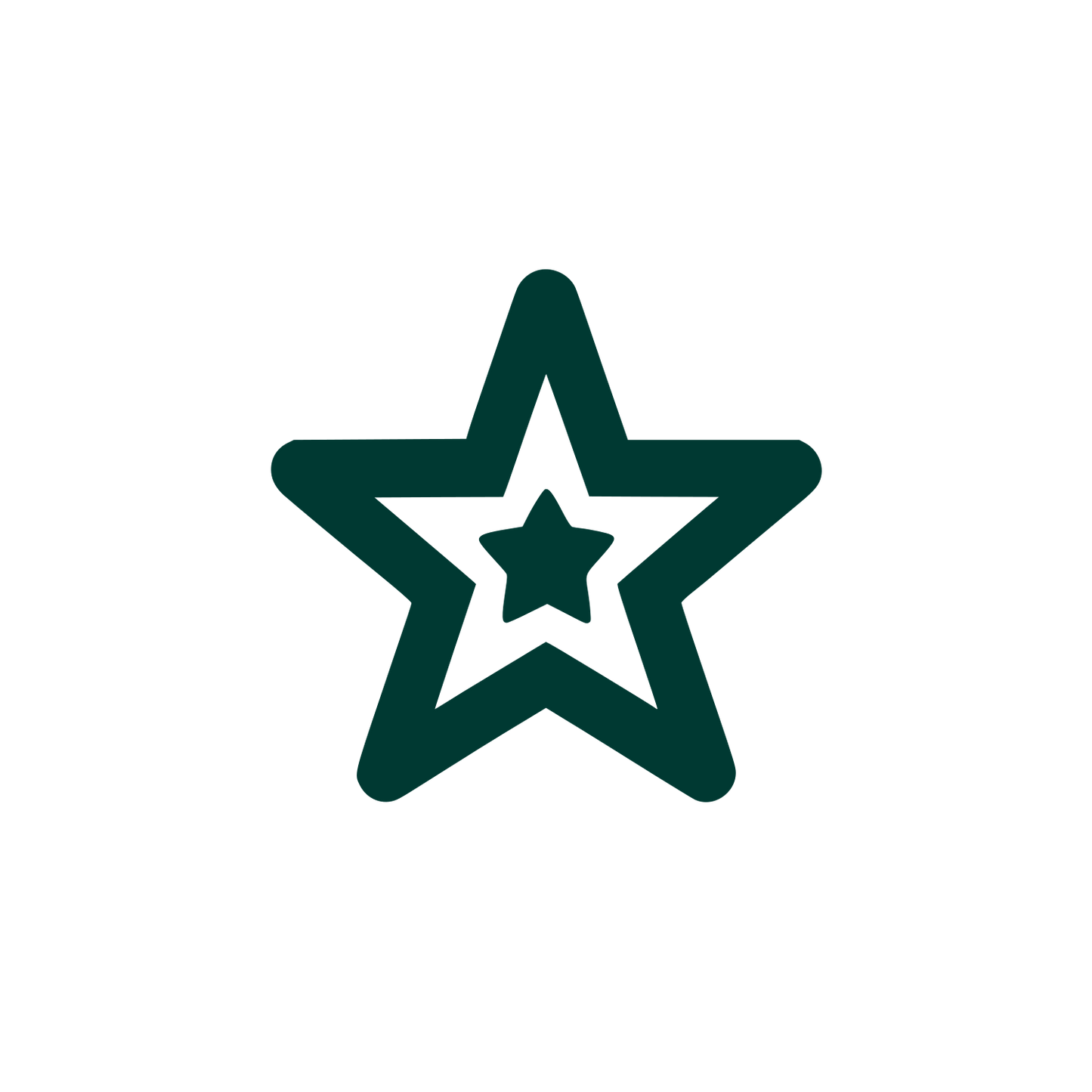Star Logo #003932