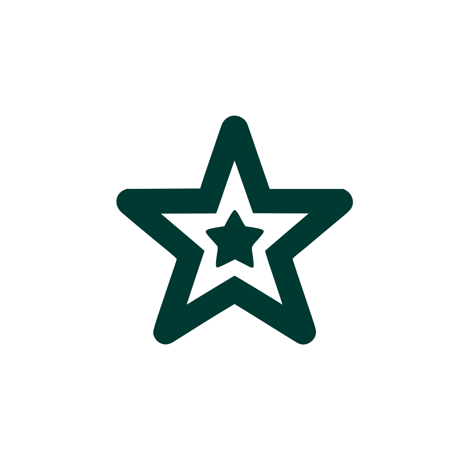 Star Logo #003932