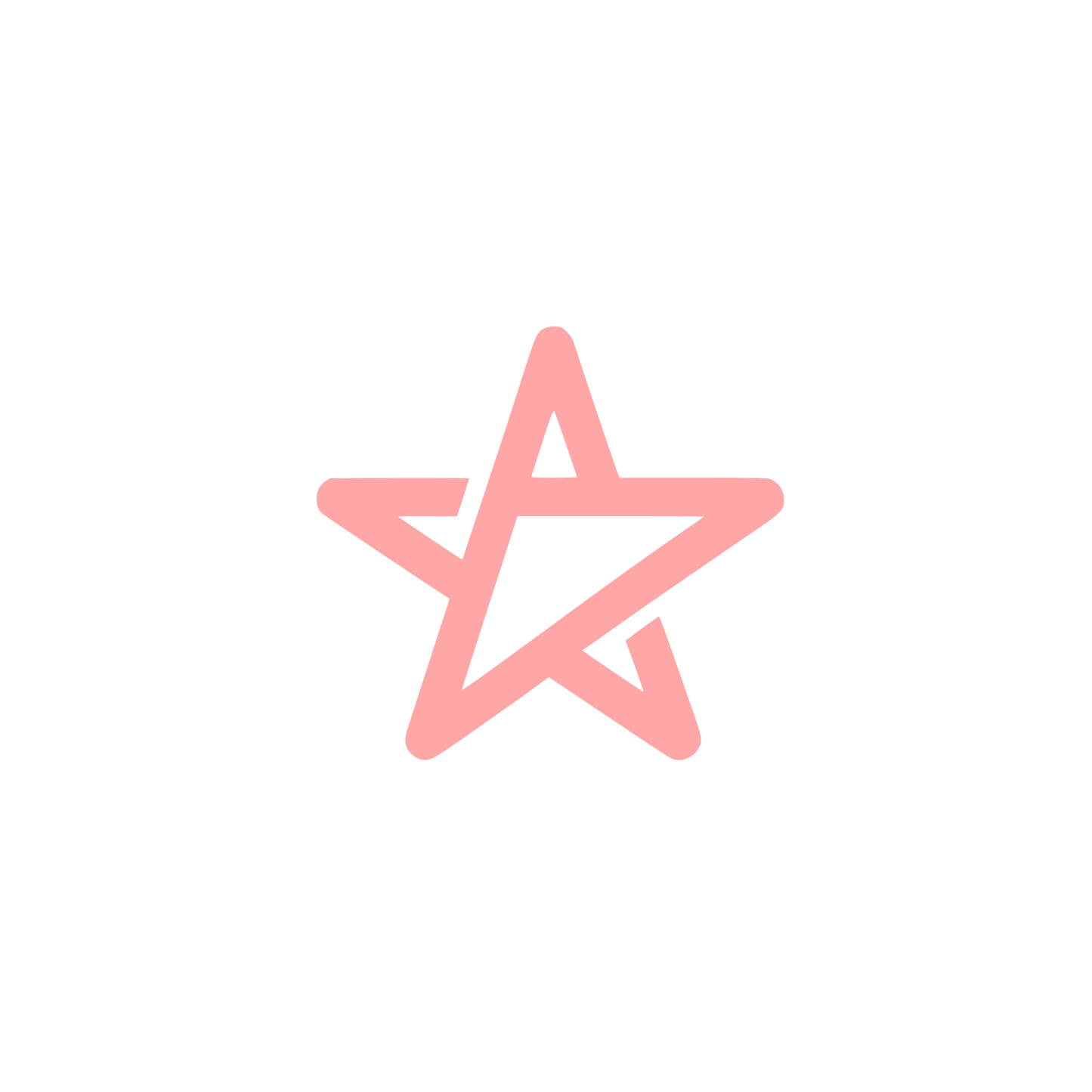 Abstract Star Logo #ffa6a6