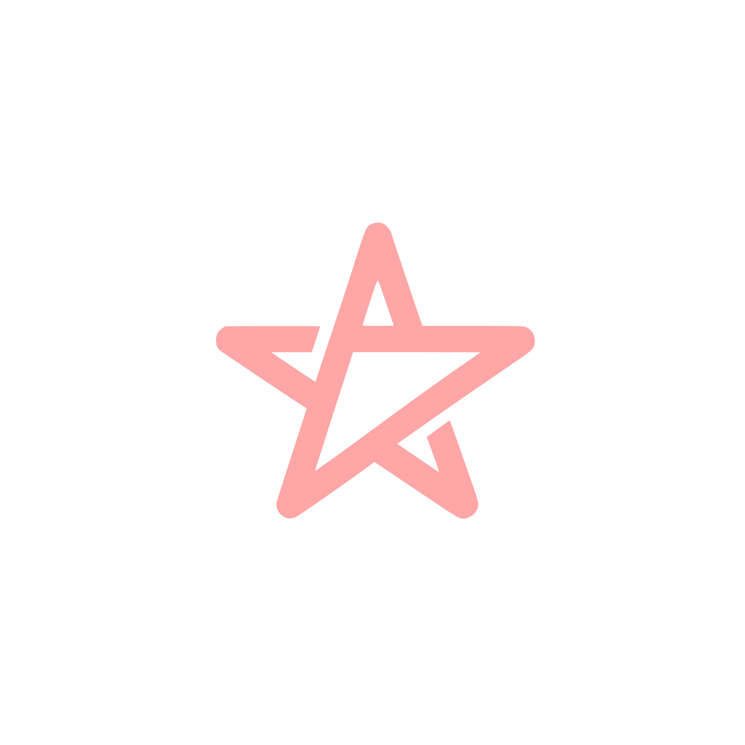 Abstract Star Logo #ffa6a6