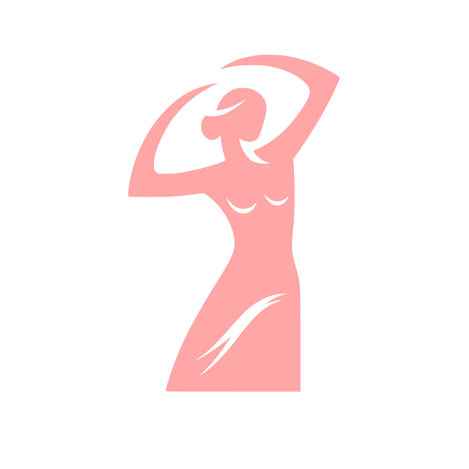 Statue Logo #ffa6a6