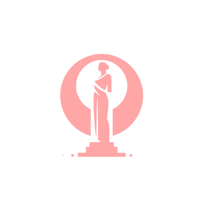Statue Silhouette Logo #ffa6a6