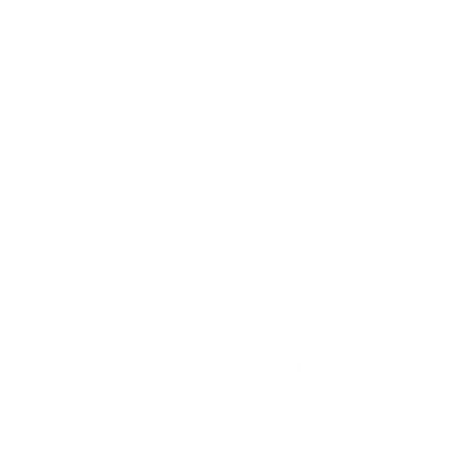 Bust Logo #ffffff