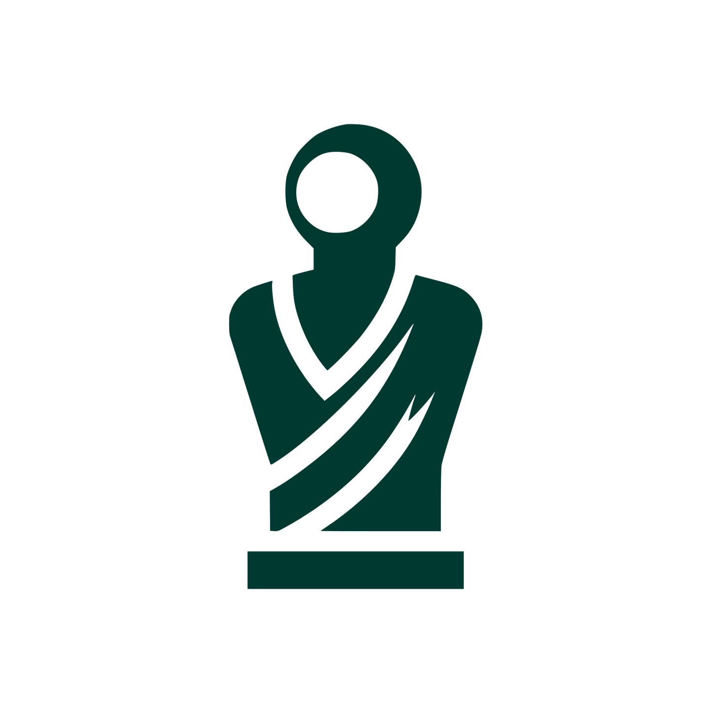 Bust Logo #003932