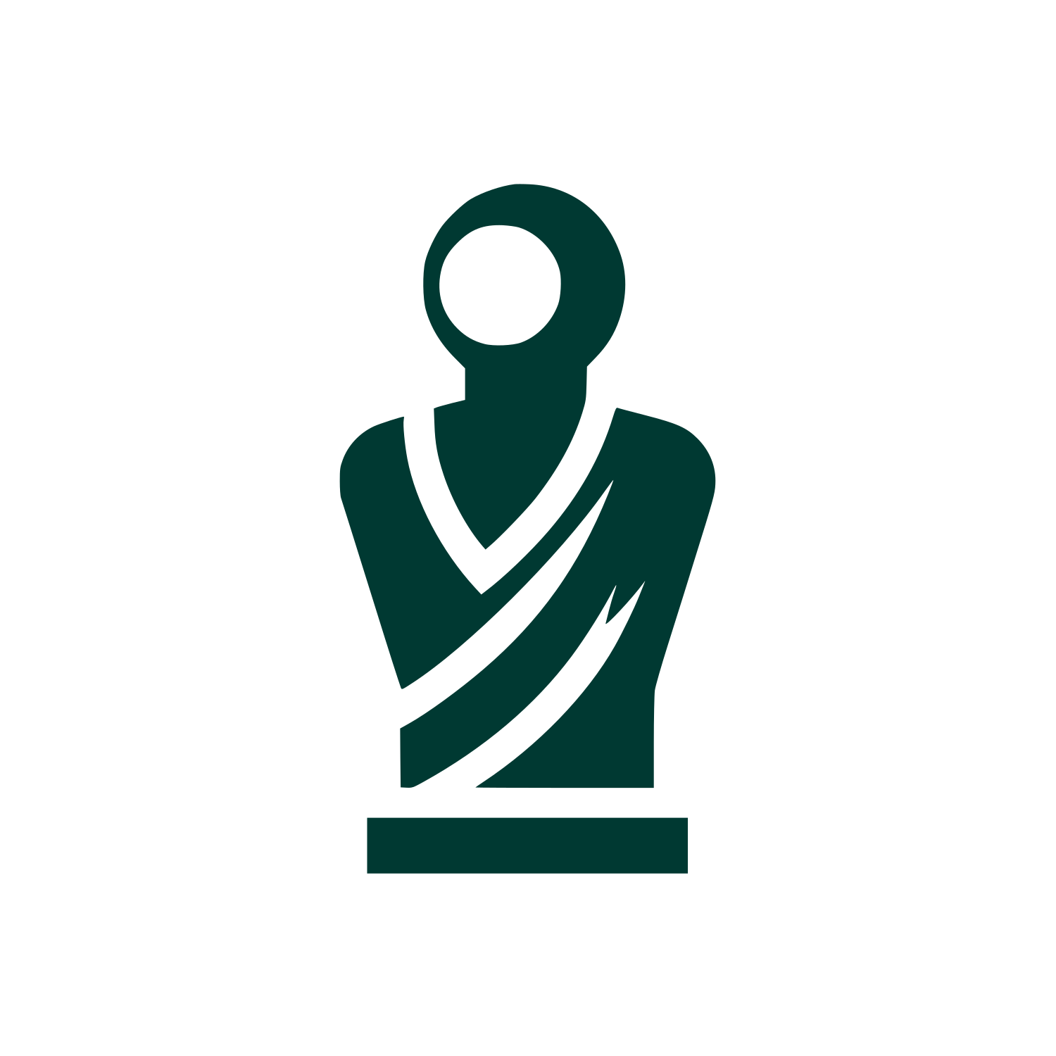 Bust Logo #003932