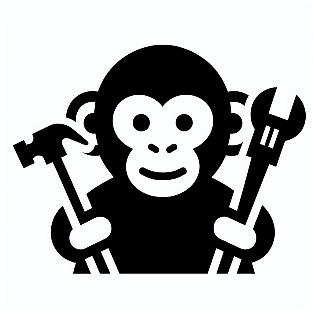 Monkey with Wrench Logo