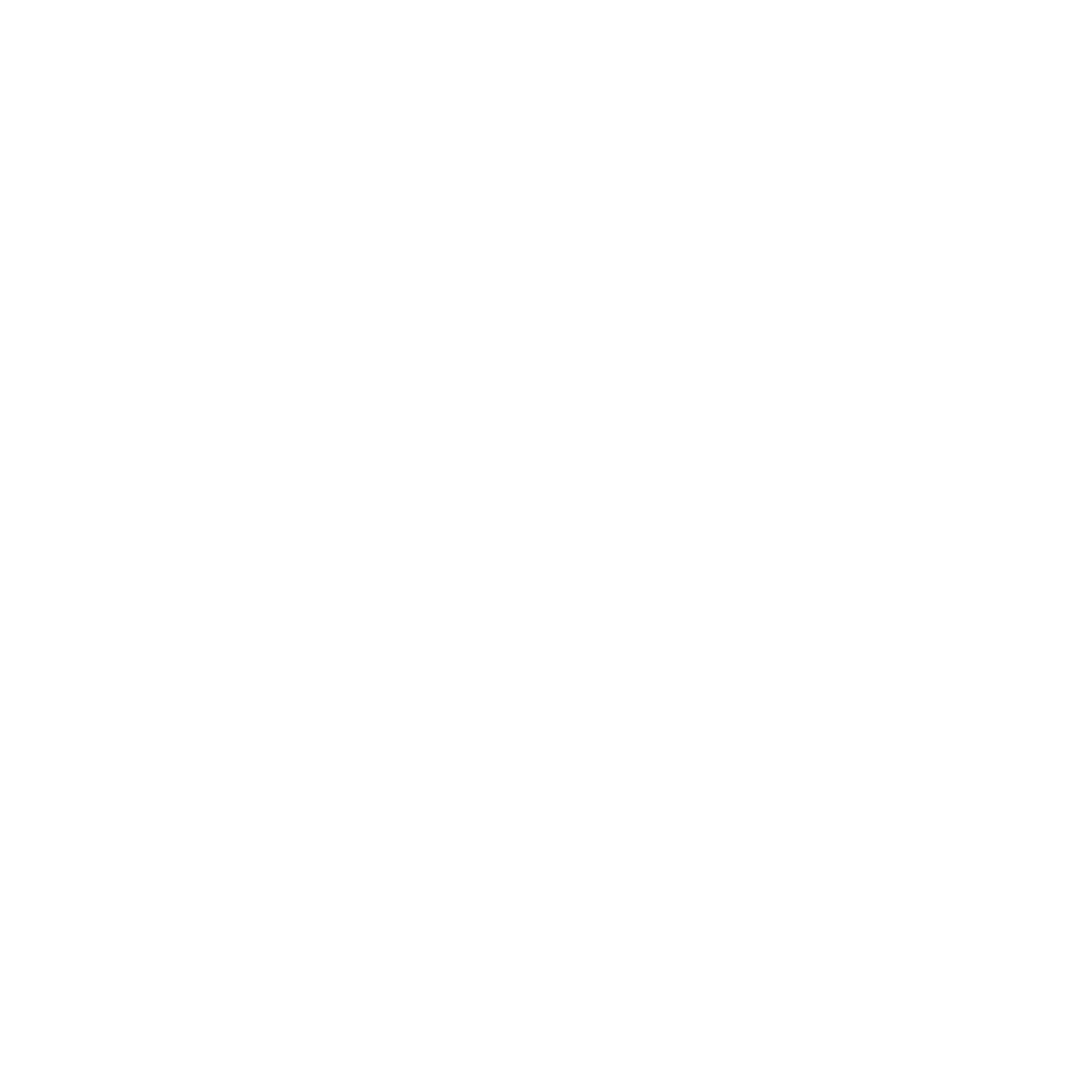 Thinker Statue Logo #ffffff