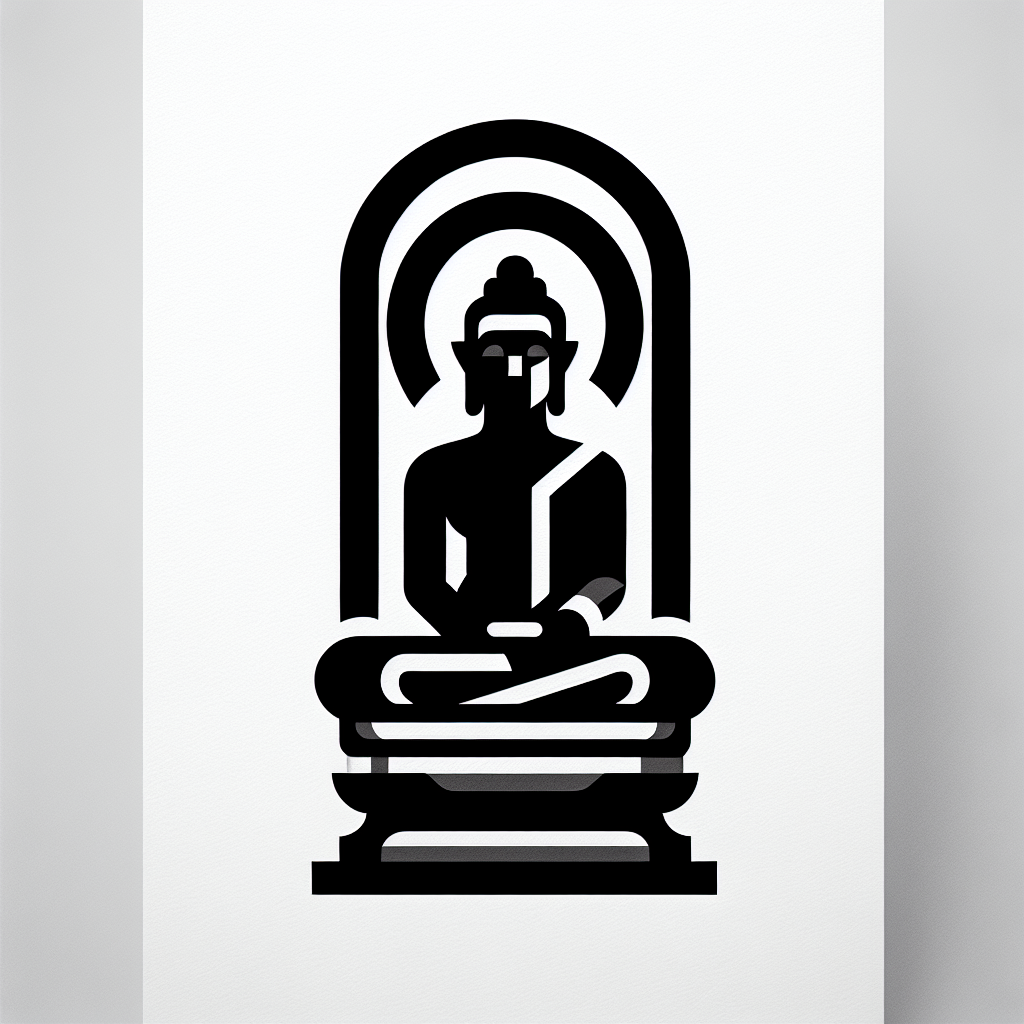 Buddhist Temple Logo