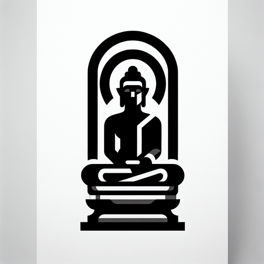 Buddhist Temple Logo