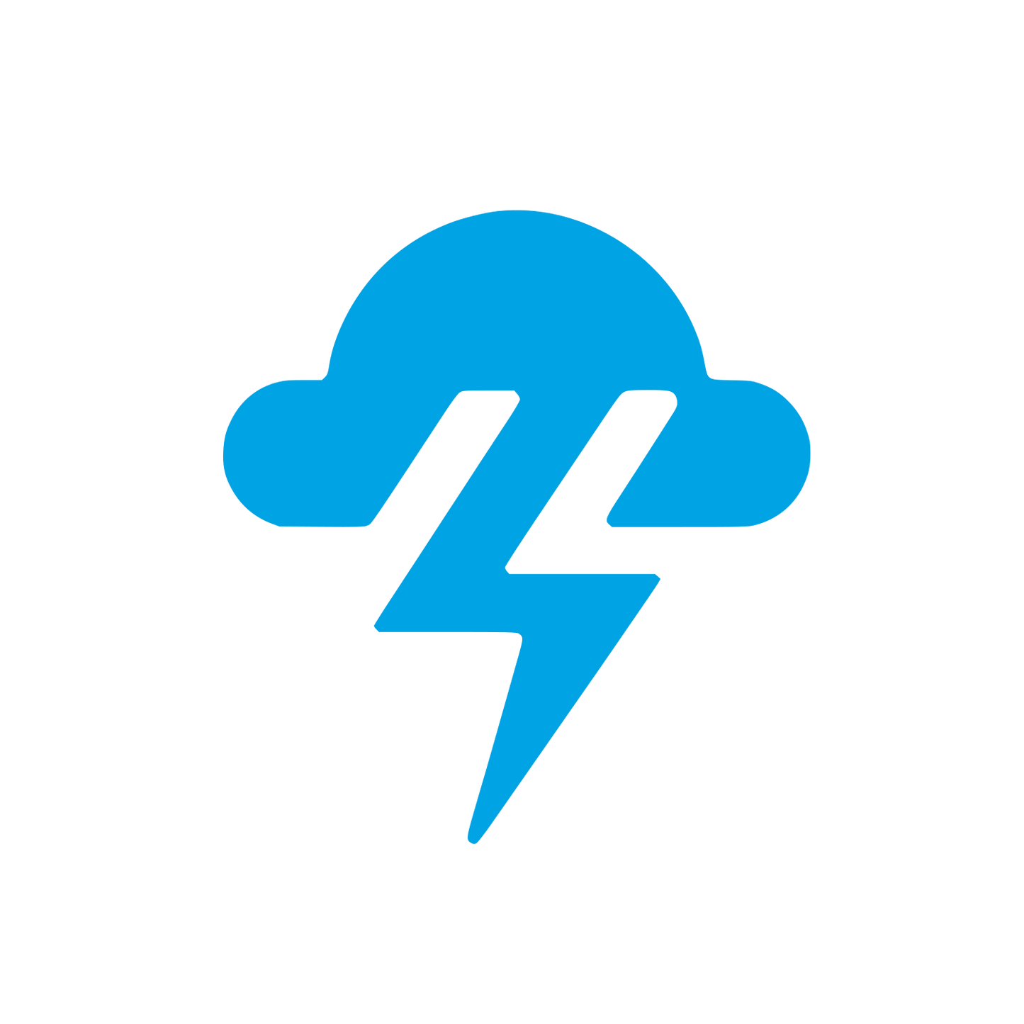 Weather Flash Logo #00a3e4