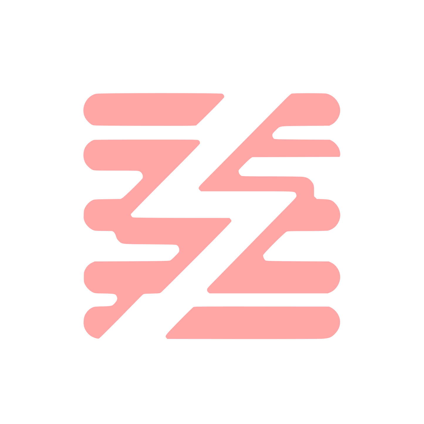 Lightning Bolt Logo #ffa6a6