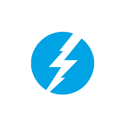 Black Lightning Logo #00a3e4
