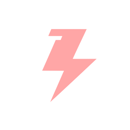 Lightning Bolt Logo #ffa6a6