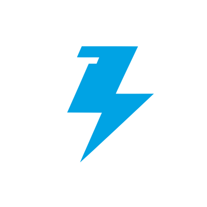 Lightning Bolt Logo #00a3e4