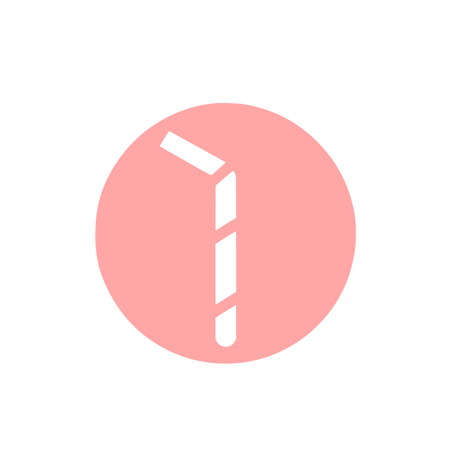 Straw Logo #ffa6a6