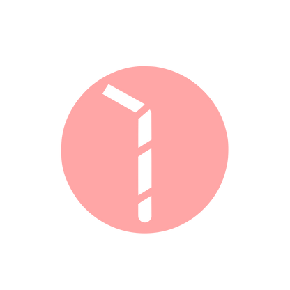 Straw Logo #ffa6a6