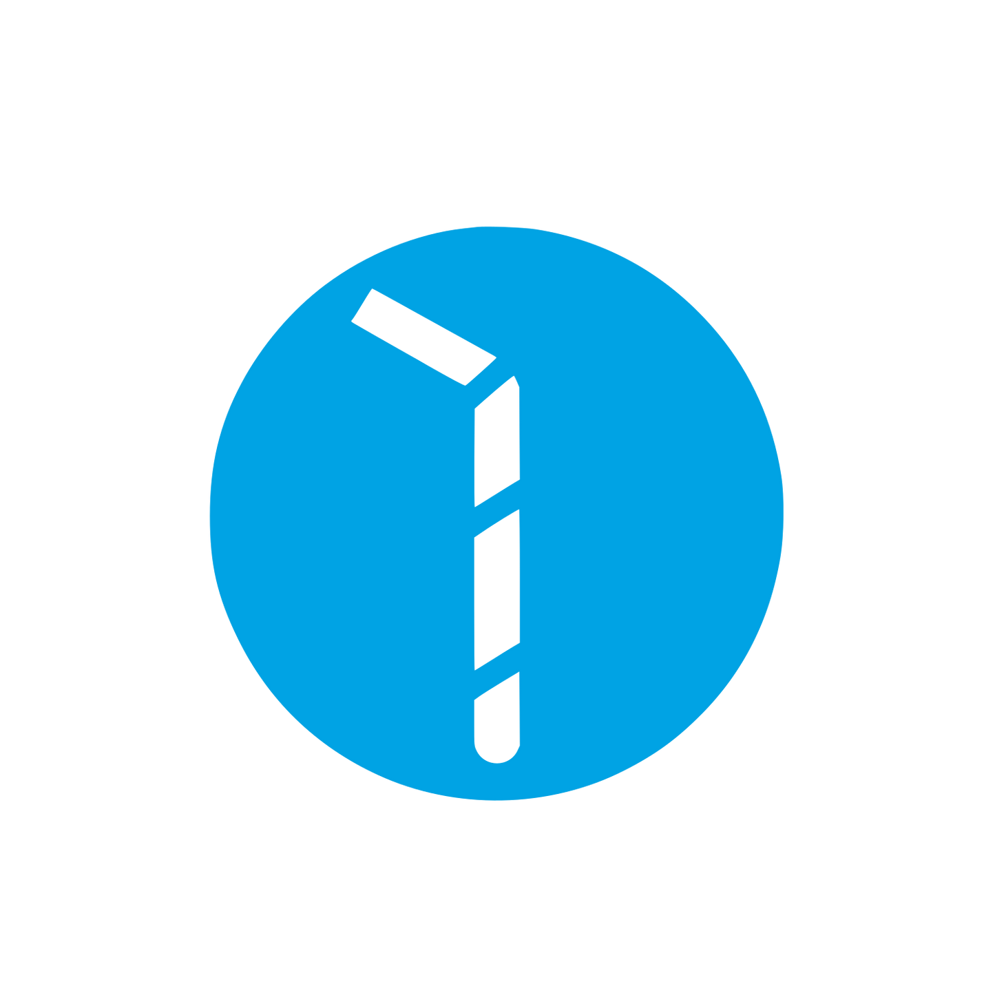 Straw Logo #00a3e4
