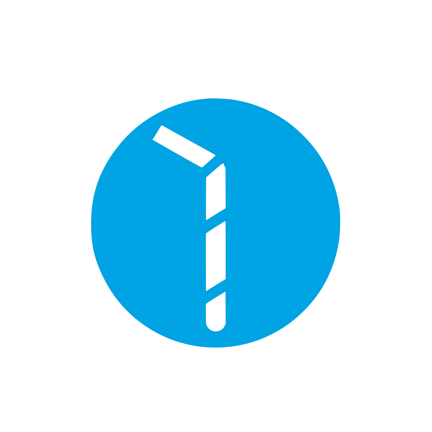Straw Logo #00a3e4